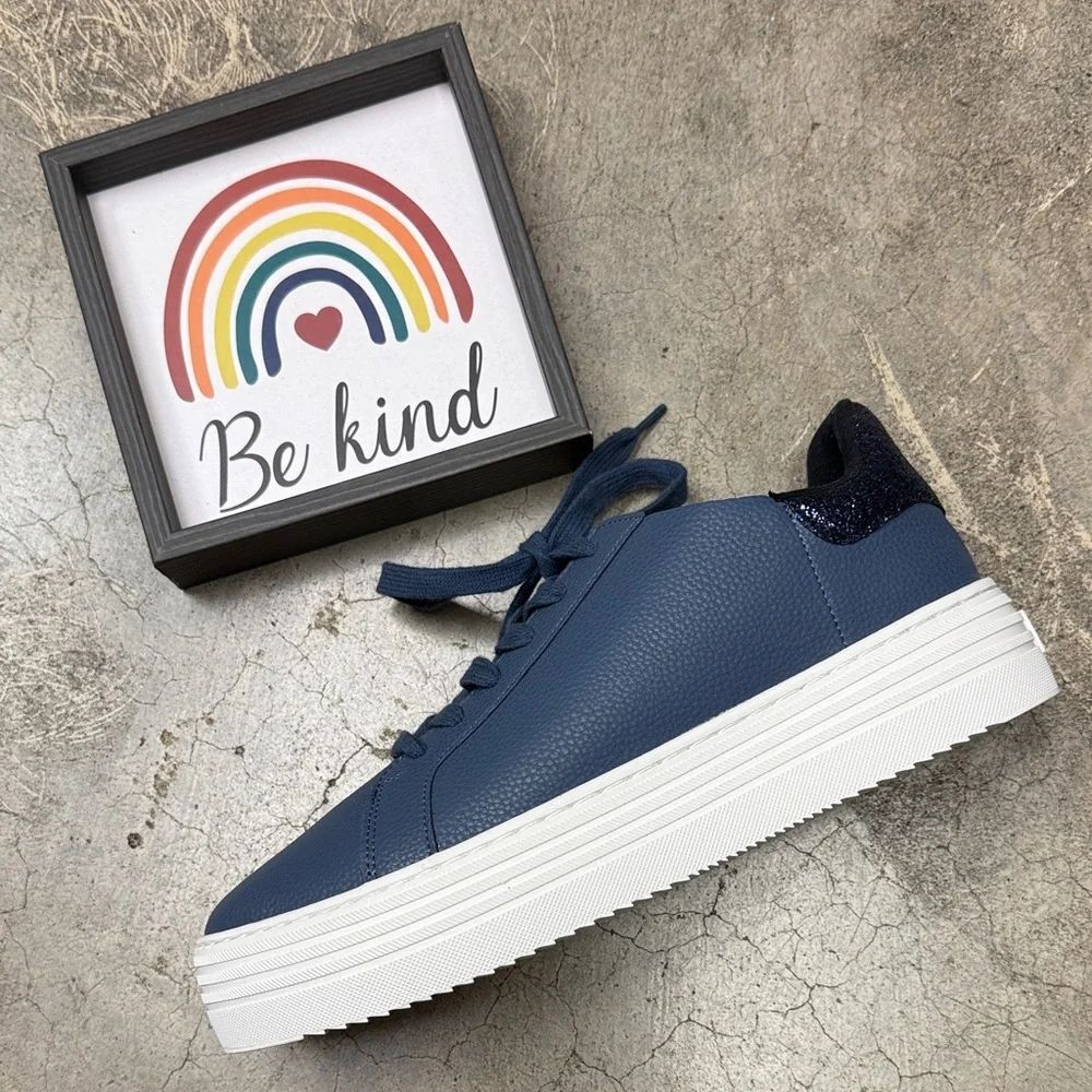 * joy Blue Sneakers